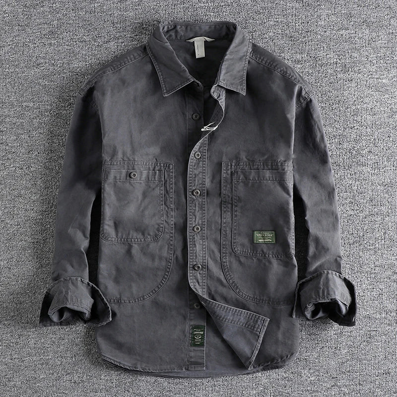 Wyatt – Vintage Washed Work Shirt