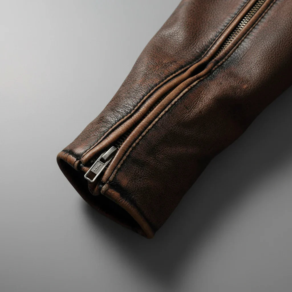 Kiel - Premium Leather Moto Jacket