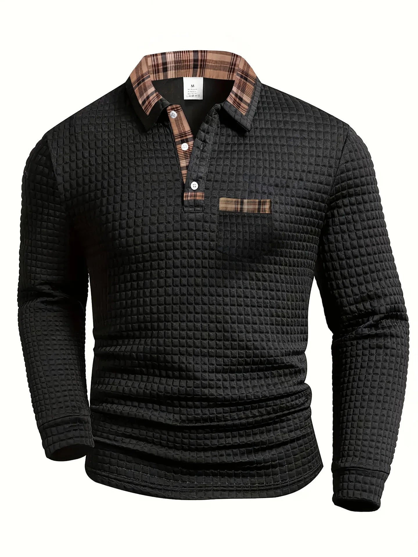 Simon - Polo Shirt with Check Pattern