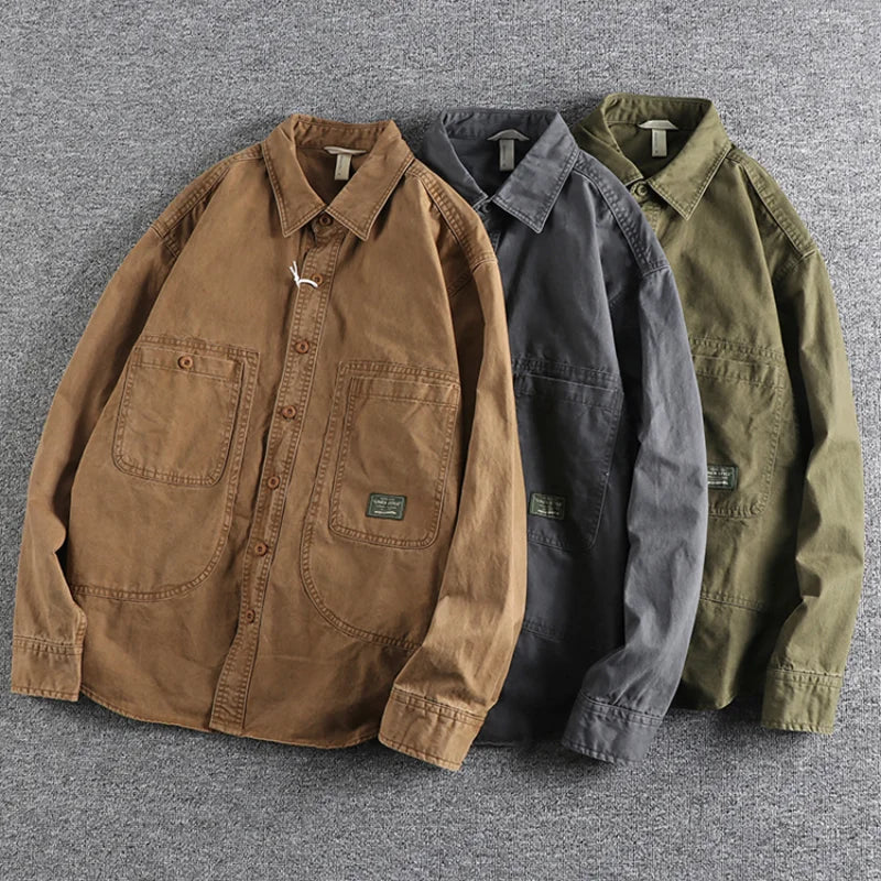 Wyatt – Vintage Washed Work Shirt