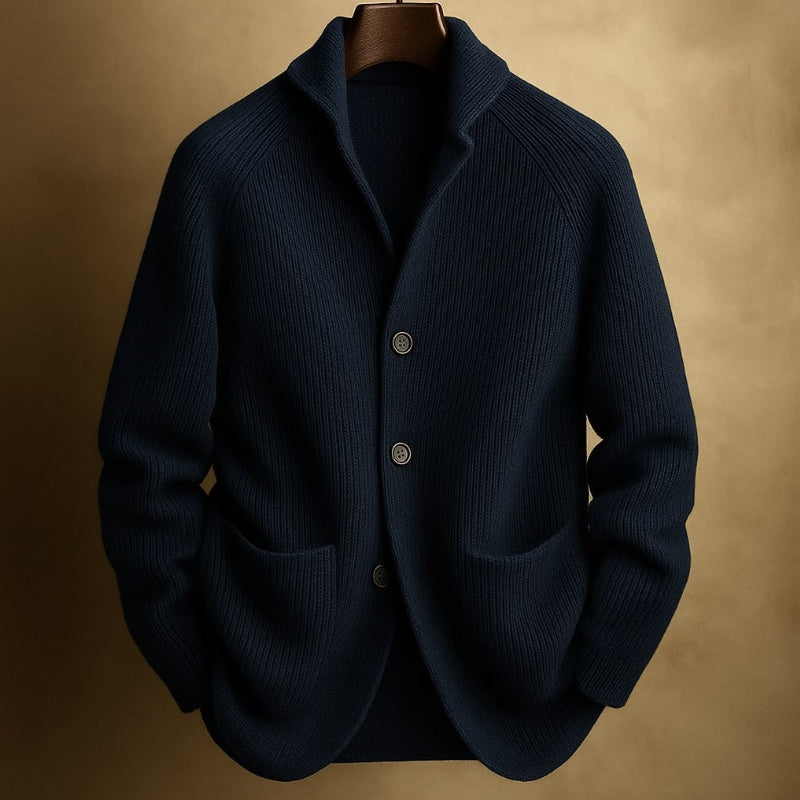 Clarke – Textured Knit Button Cardigan