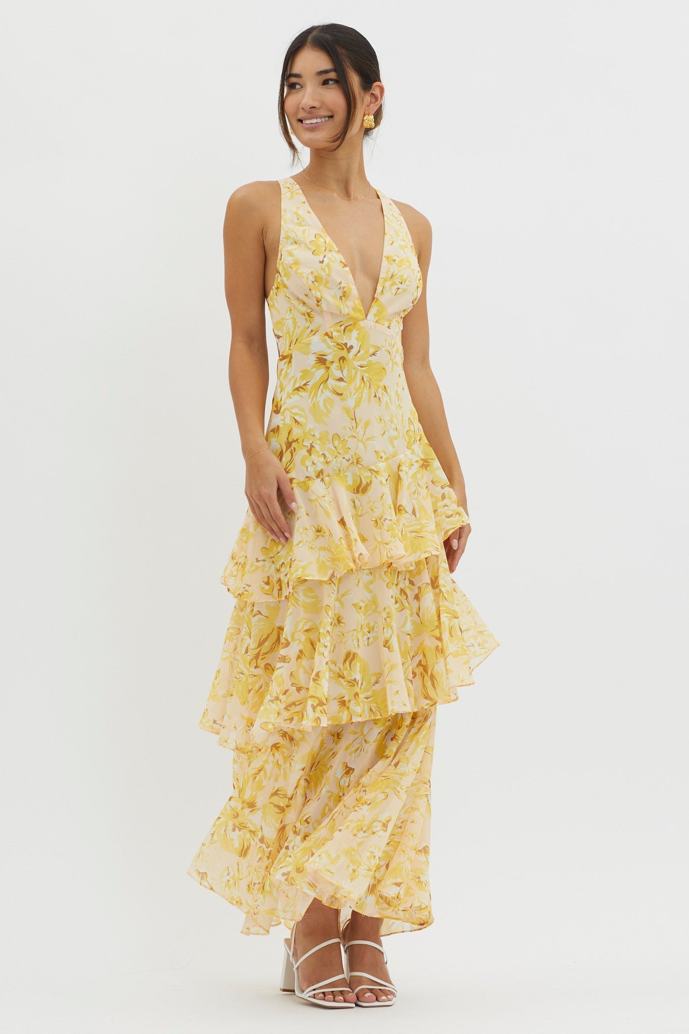 Ashlyn – Bloom Shift Midi Dress