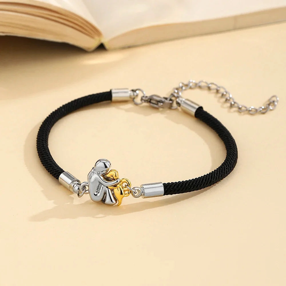 Sophie - Cord Bracelet with Dog Charm