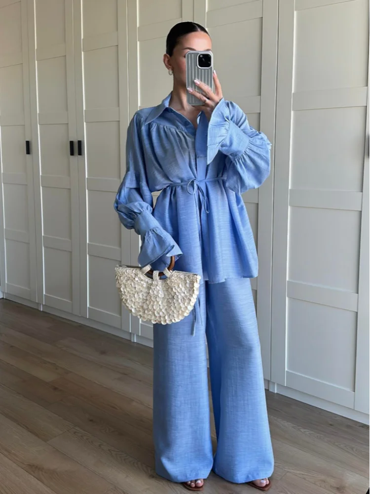 Jalene – Linen Two-Piece Set