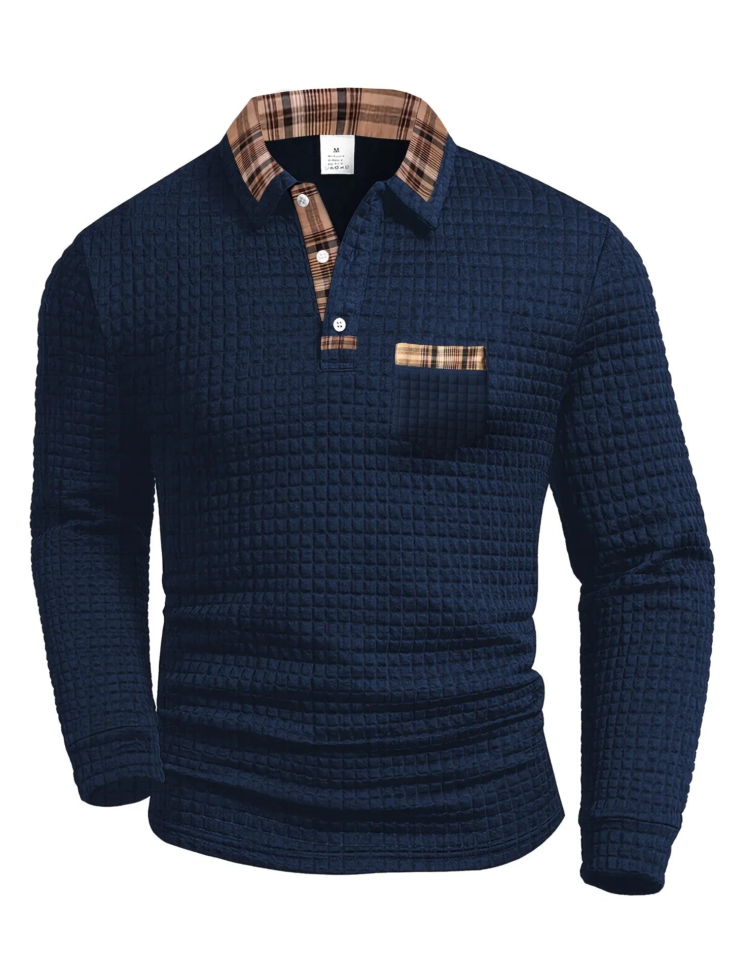Simon - Polo Shirt with Check Pattern