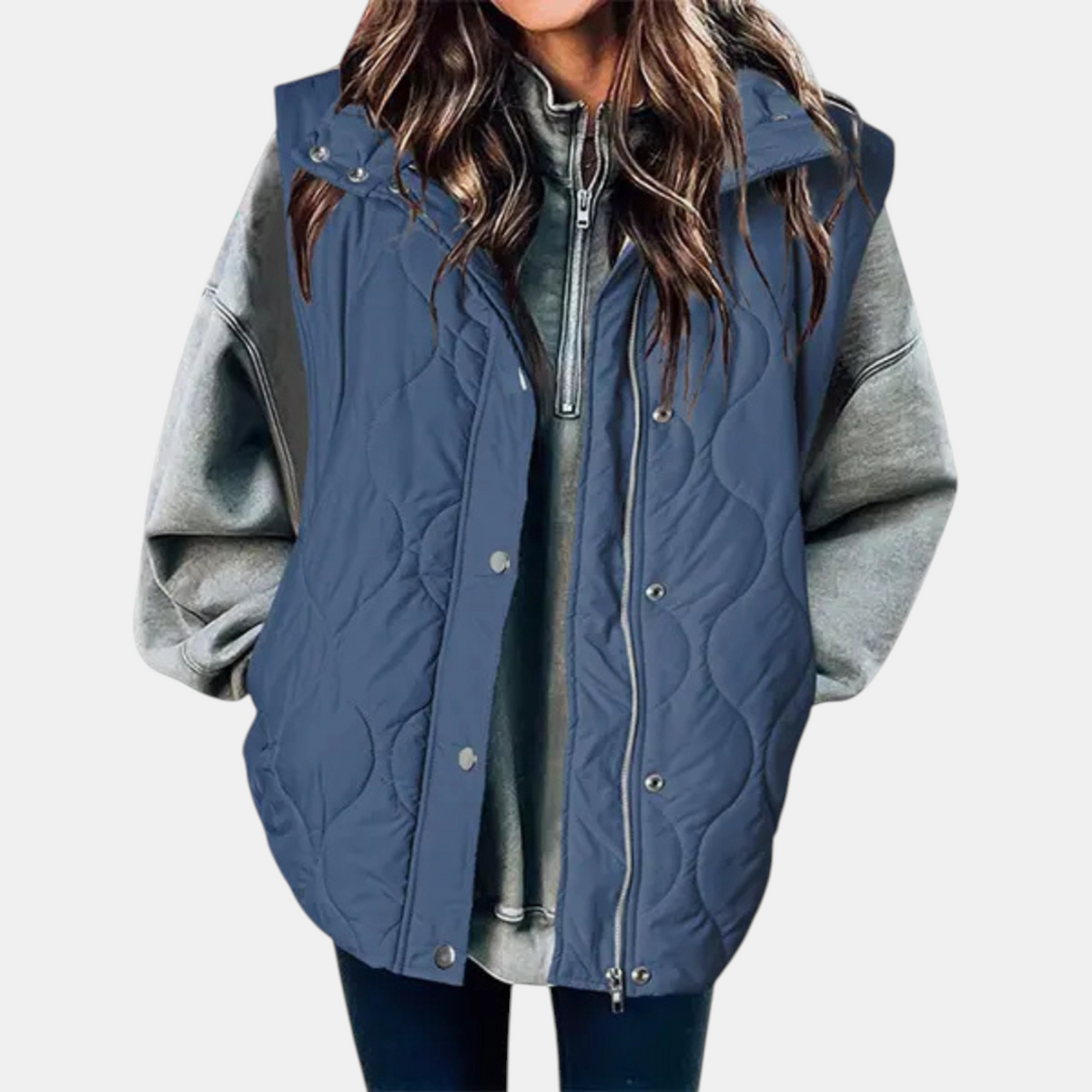 Wren - Quilted Hooded Puffer Vest