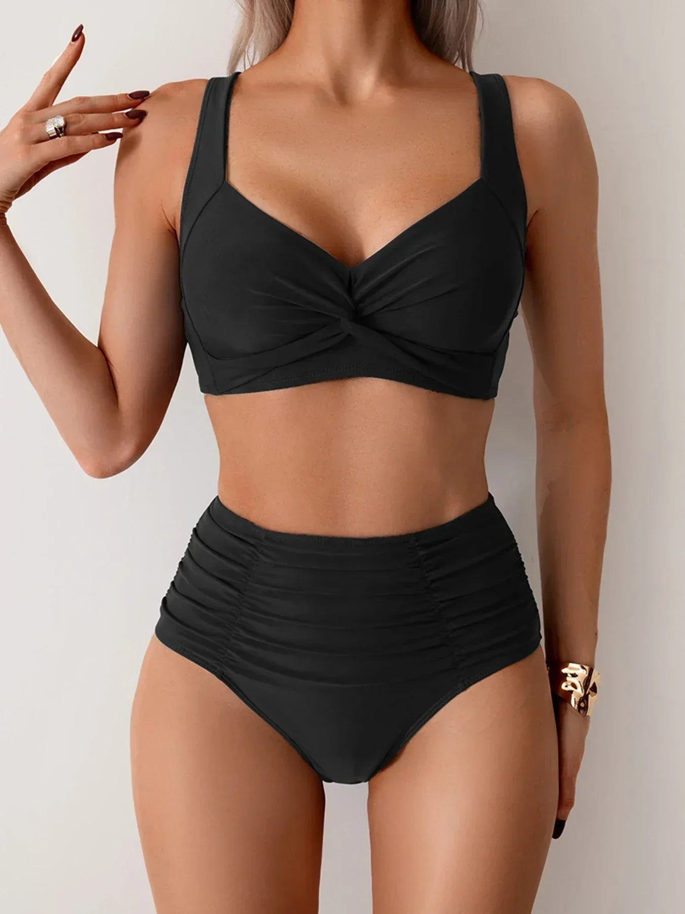 Beshy - High-Waisted Bikini Set