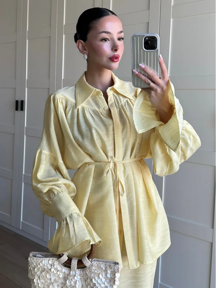 Jalene – Linen Two-Piece Set