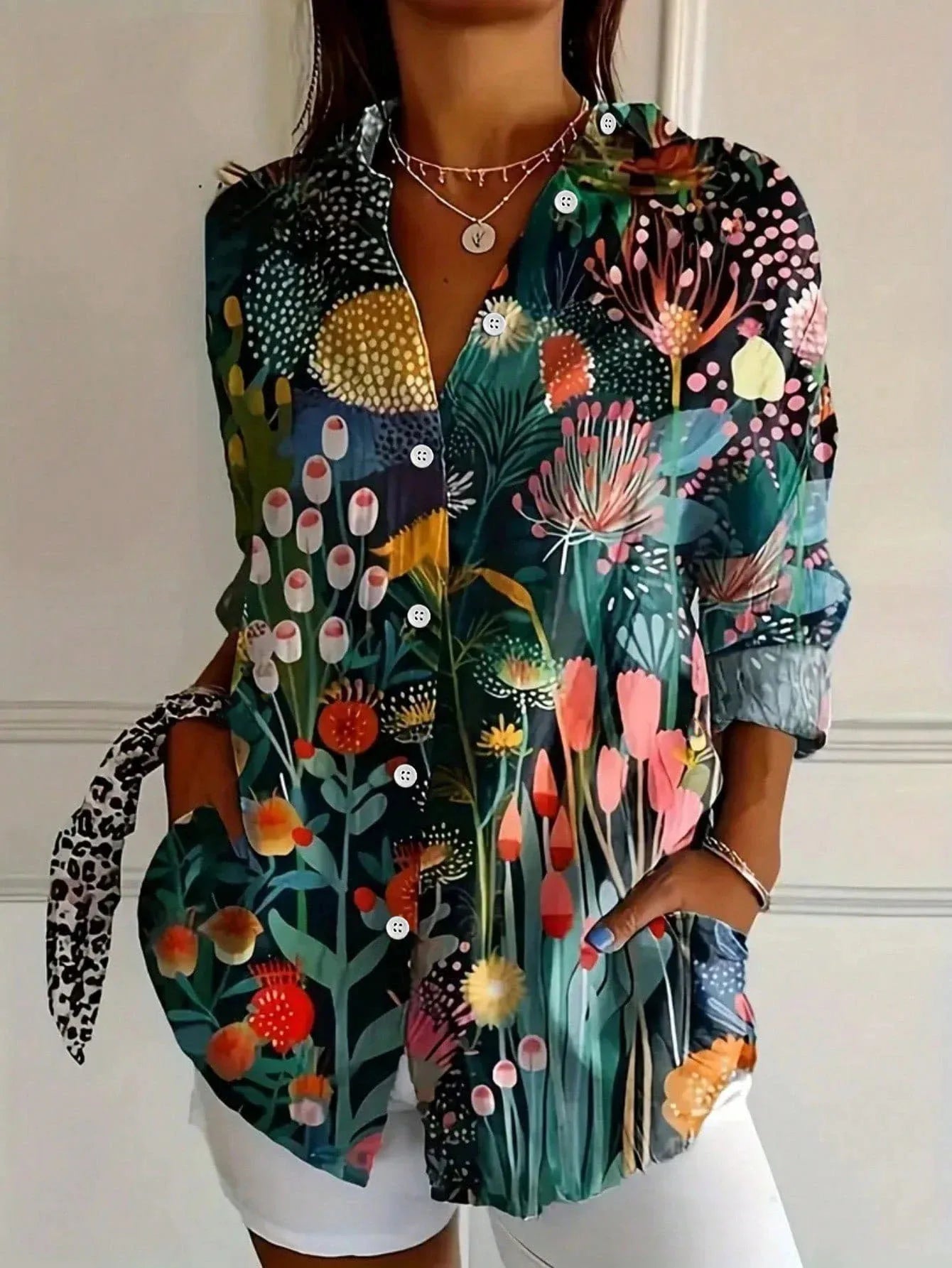 Alerry - Colorful Pattern Blouse