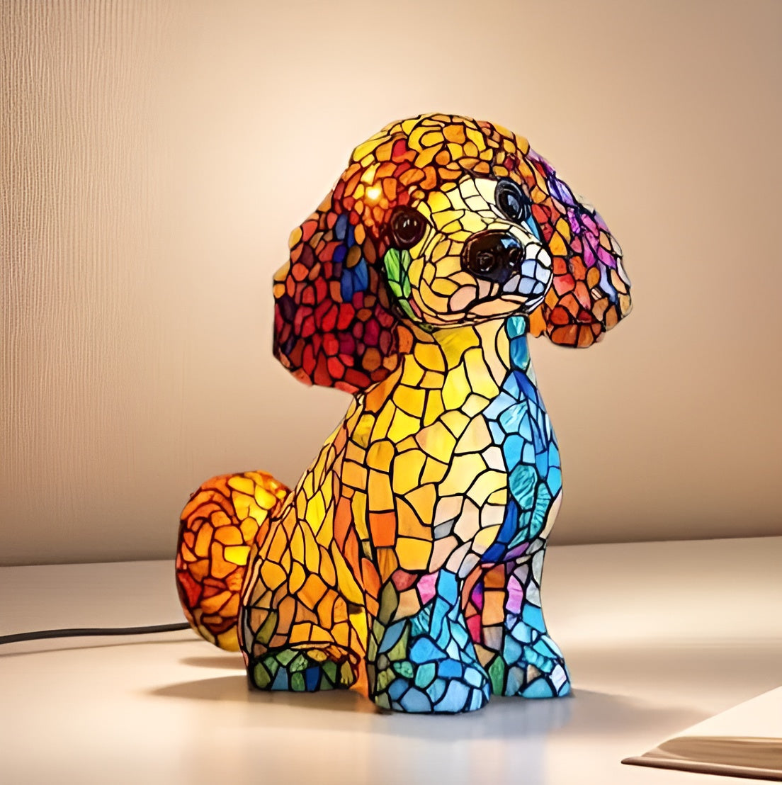 Scout - Colored Dog Lamp