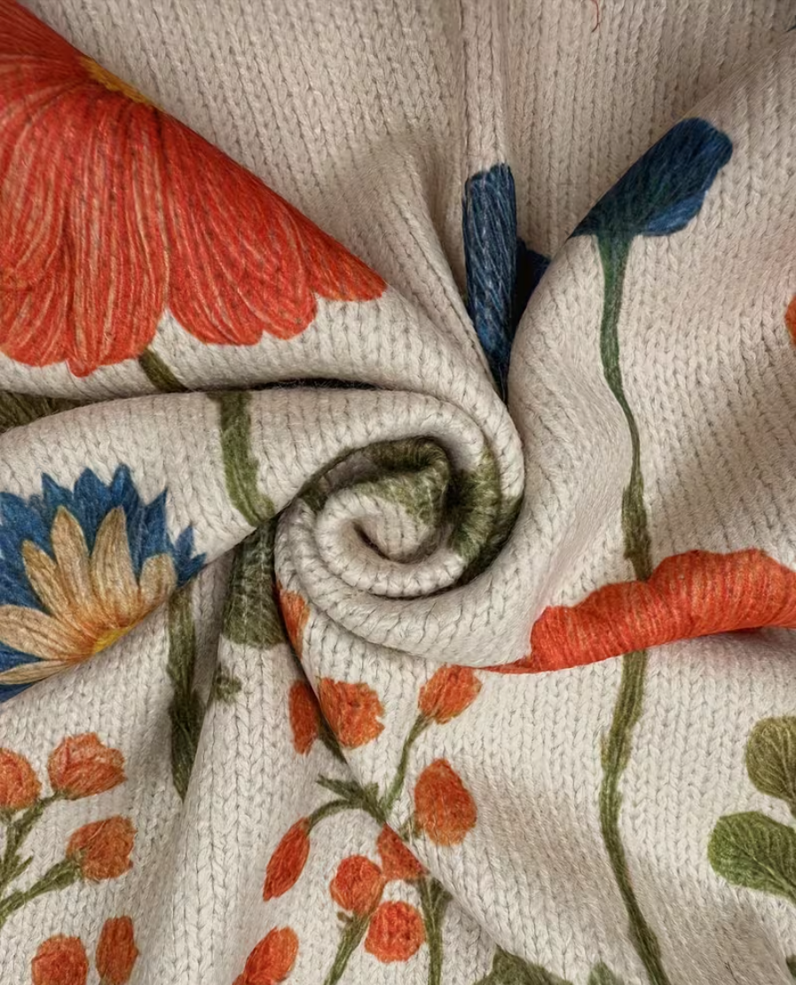 Margot - Wildflower Meadow Zip Cardigan