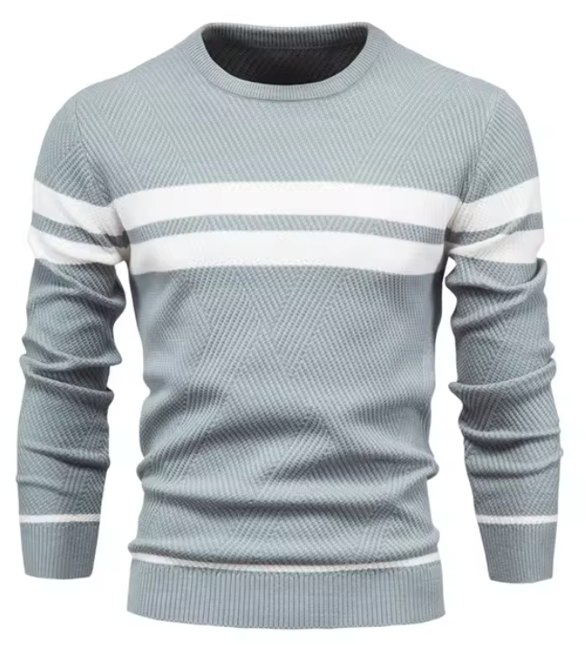Edward – Elegant Men’s Herringbone Sweater