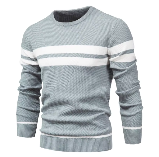 Edward – Elegant Men’s Herringbone Sweater