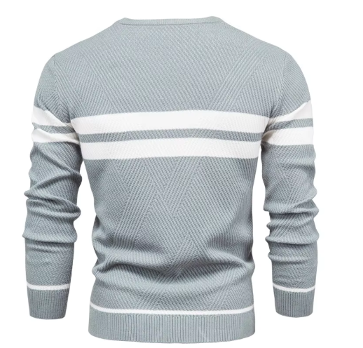 Edward – Elegant Men’s Herringbone Sweater