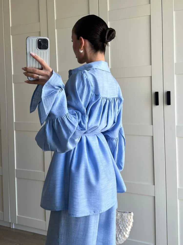 Jalene – Linen Two-Piece Set