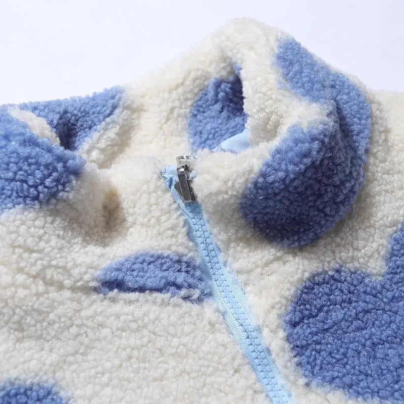 Daisy – Reversible Heart-Pattern Jacket