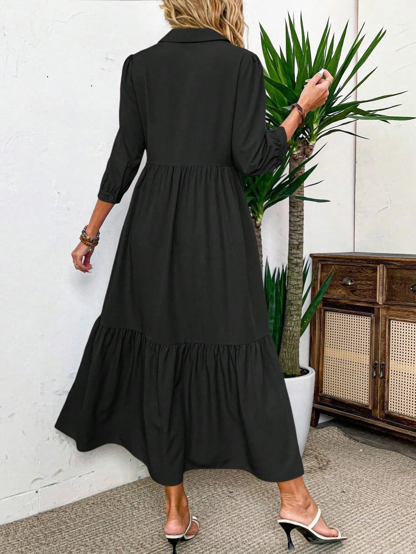 Lena - Flowing shirt dress