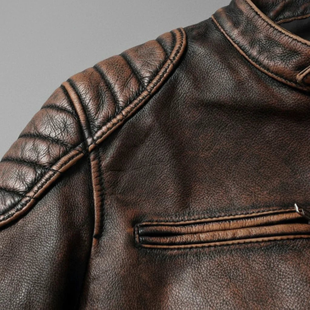 Kiel - Premium Leather Moto Jacket