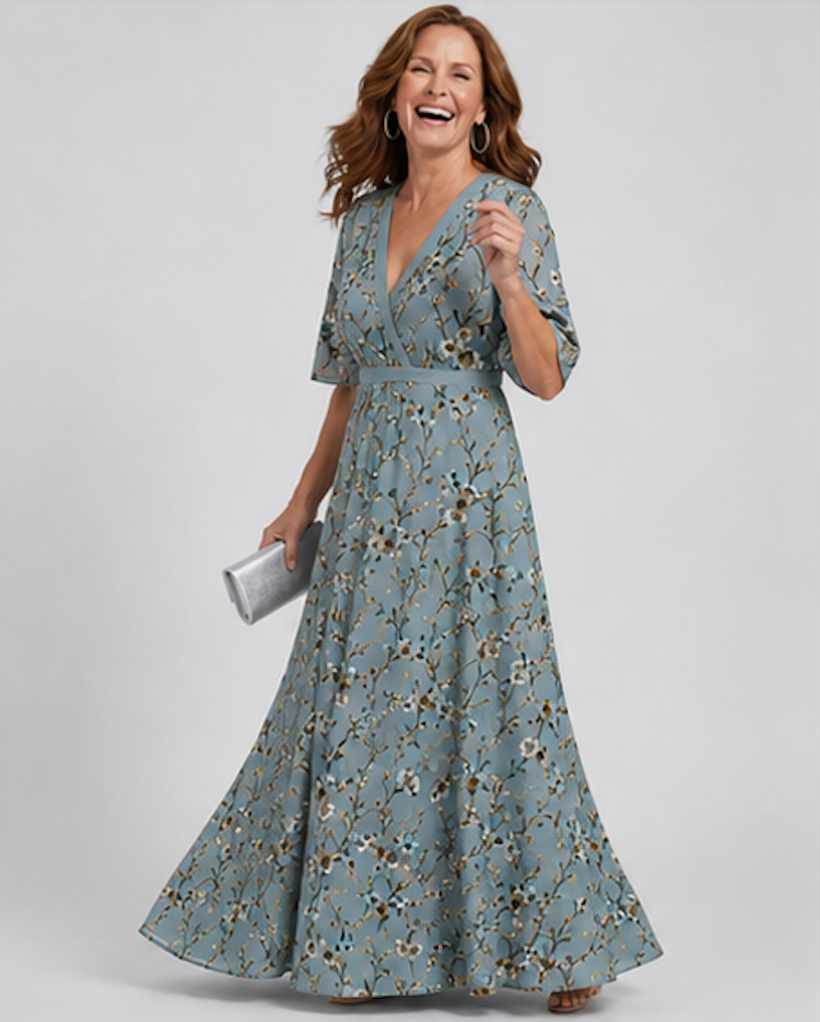 Imogen - Romantic Floral Maxi Dress