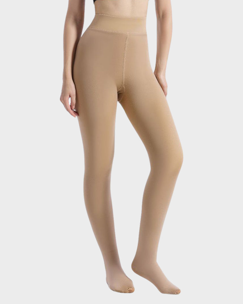 Alyssa - Translucent Fleece Lined Tights