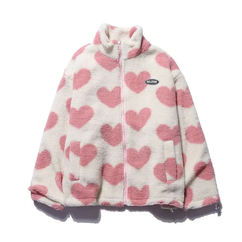 Daisy – Reversible Heart-Pattern Jacket