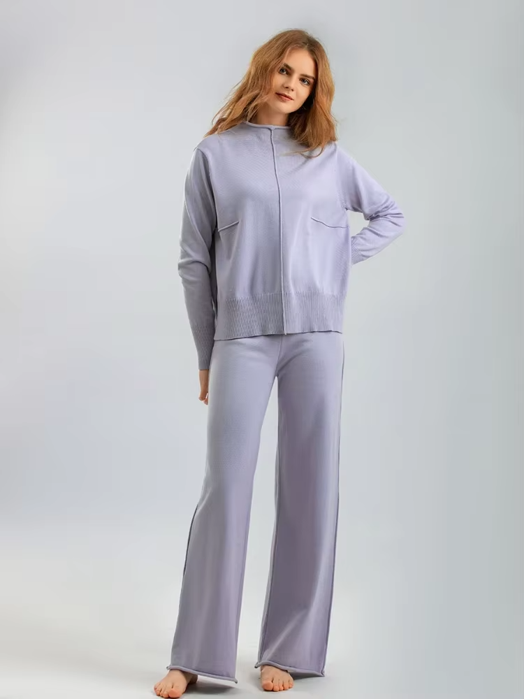 CAROLINE - KNITTED THICK WARM OVERSIZED Sweater Pants SET