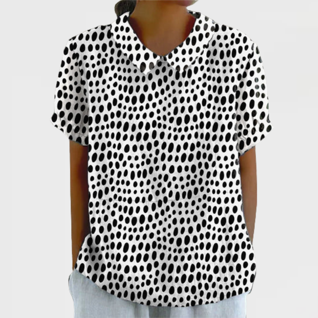 Laica - Polka Dot Print Shirt
