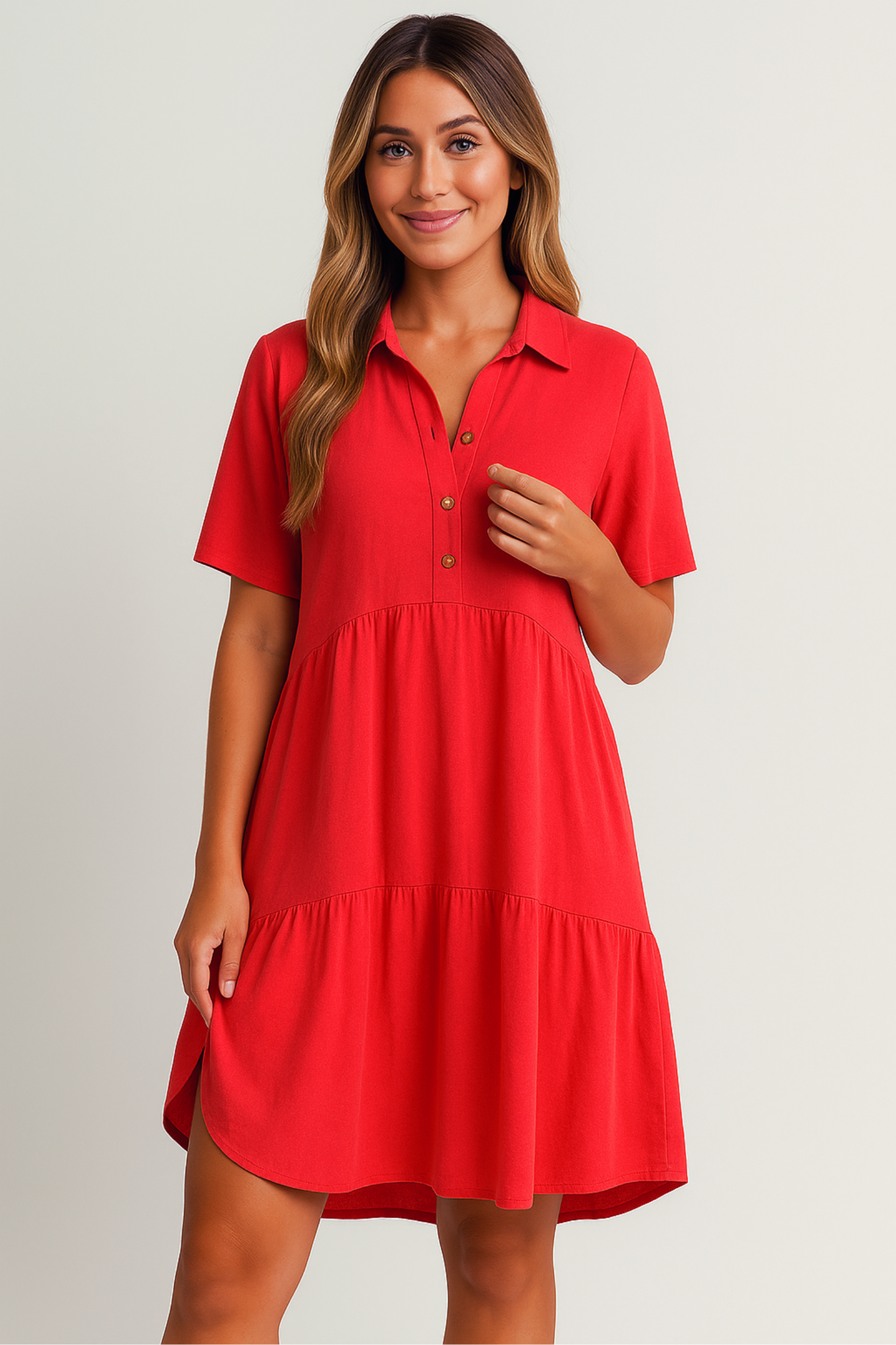 Lena - Casual linen summer dress