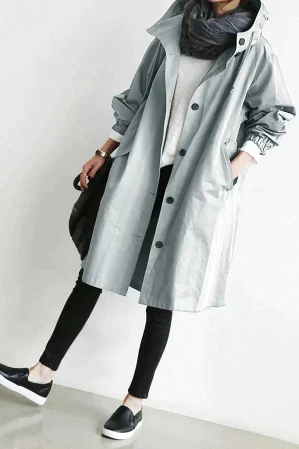 Dottie – Oversized Waterproof Trench Coat