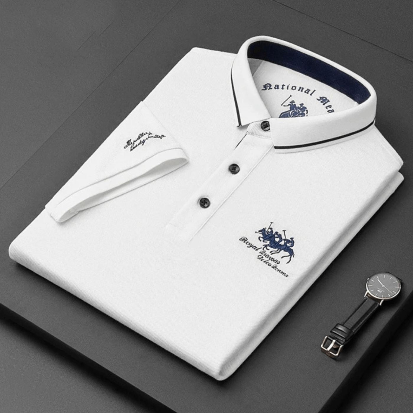 Gary – Breathable Luxury Cotton Polo