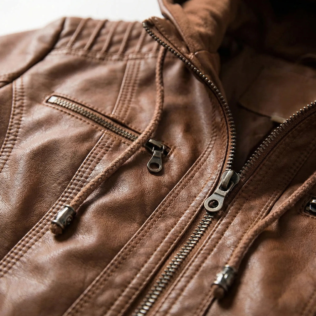 Ailany - Elegant Leather Jacket