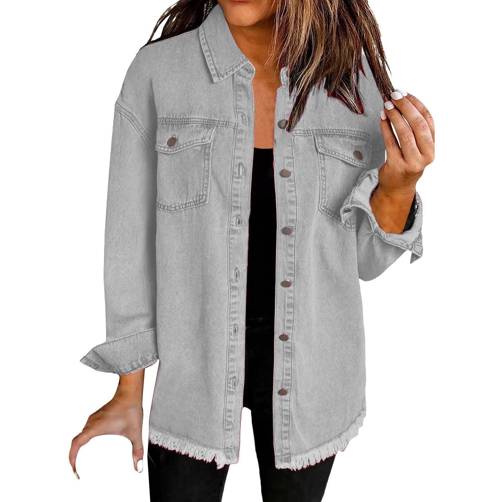 Zianna - Classic Casual Denim Jacket