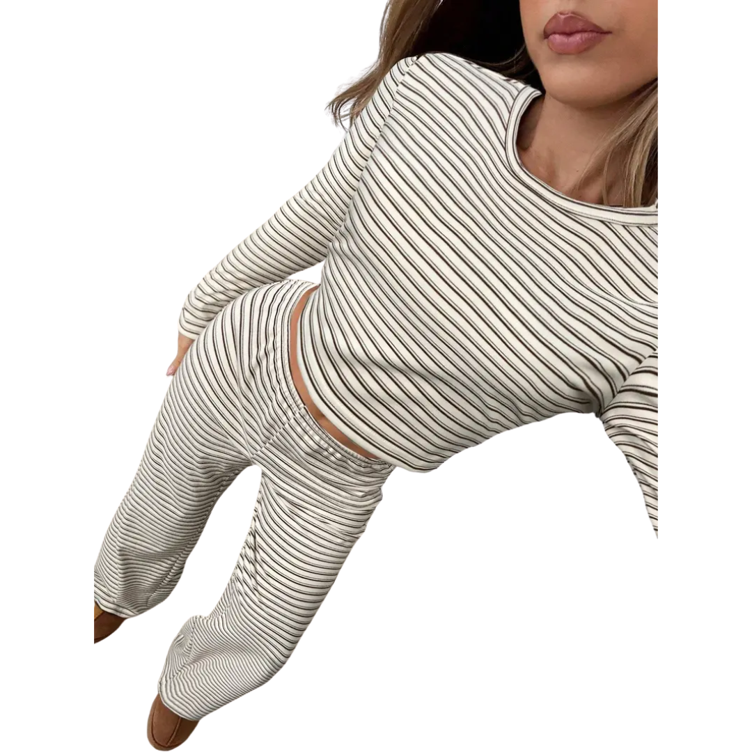 Camila - Striped Relaxed Loungewear Set