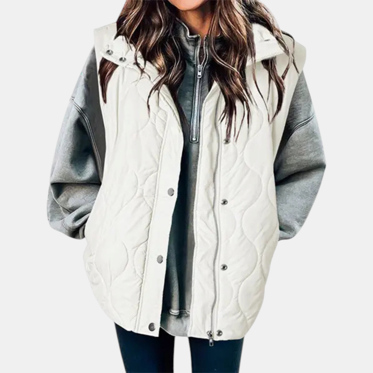 Wren - Quilted Hooded Puffer Vest