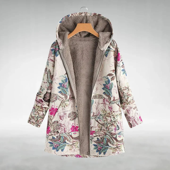 Alicia – Floral Patterned Cozy Jacket