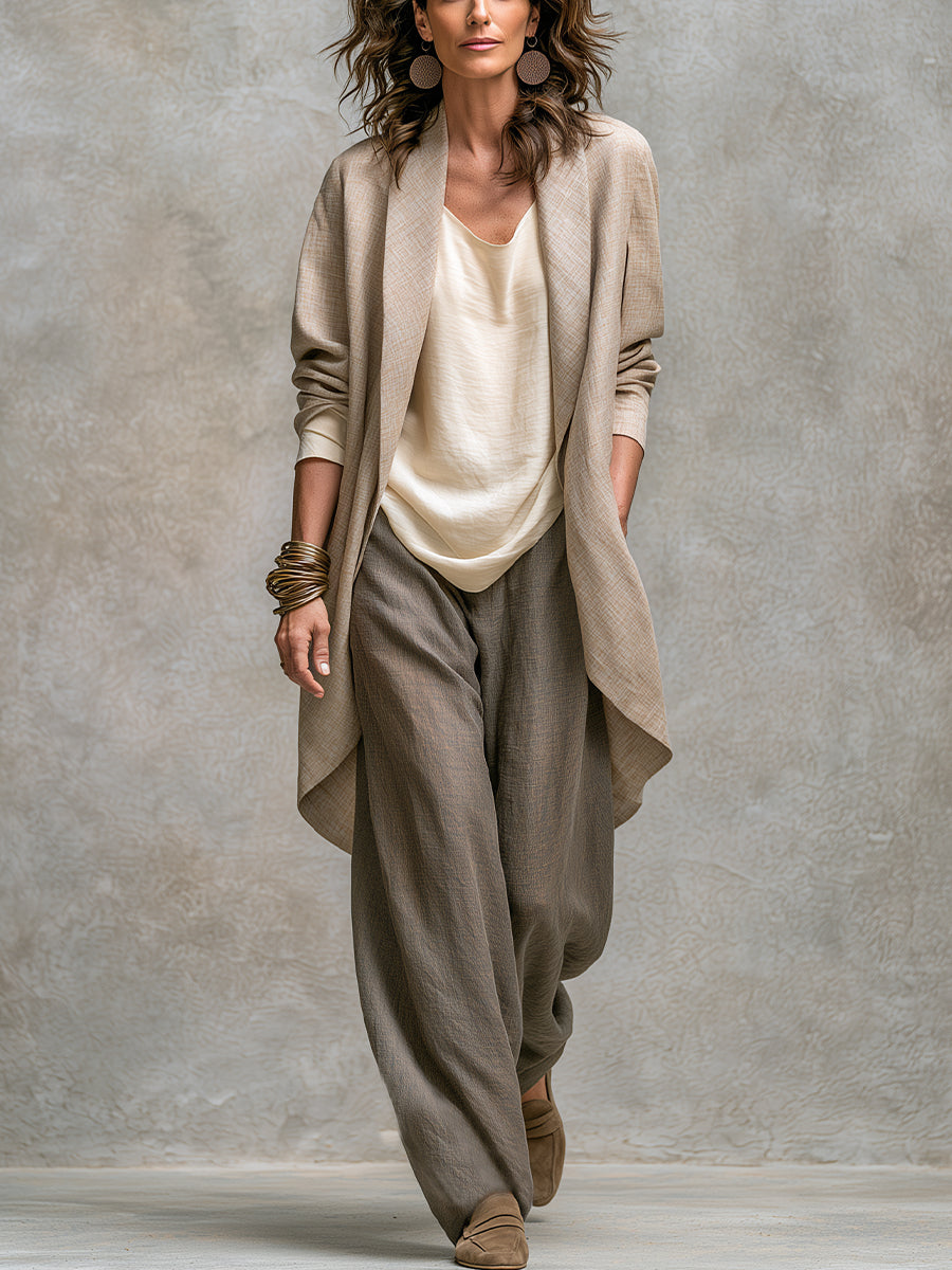 Seraphina – Three-Piece Wide-Leg Suit