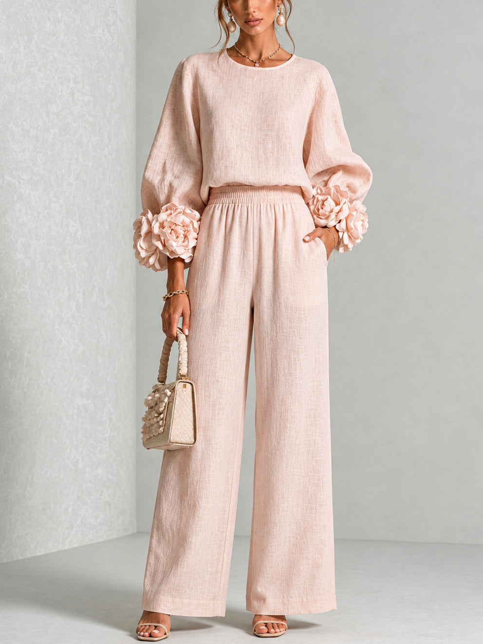 Mila - Linen Blend Two-Piece Set