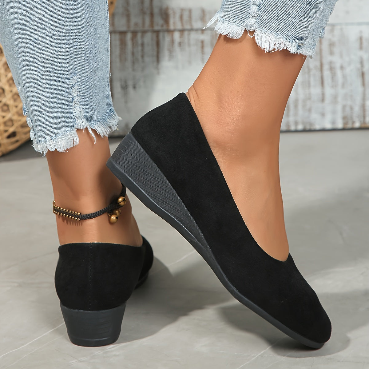 Elaiza – Comfort Wedge Ballerinas for Effortless Elegance