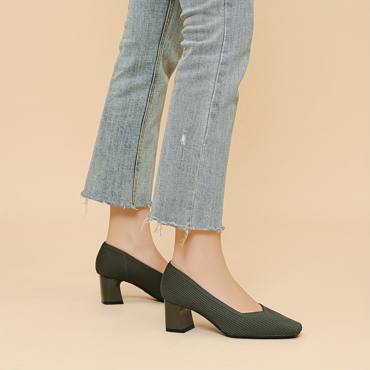 Ashlee – Elegant Stretch Heels for All-Day Comfort