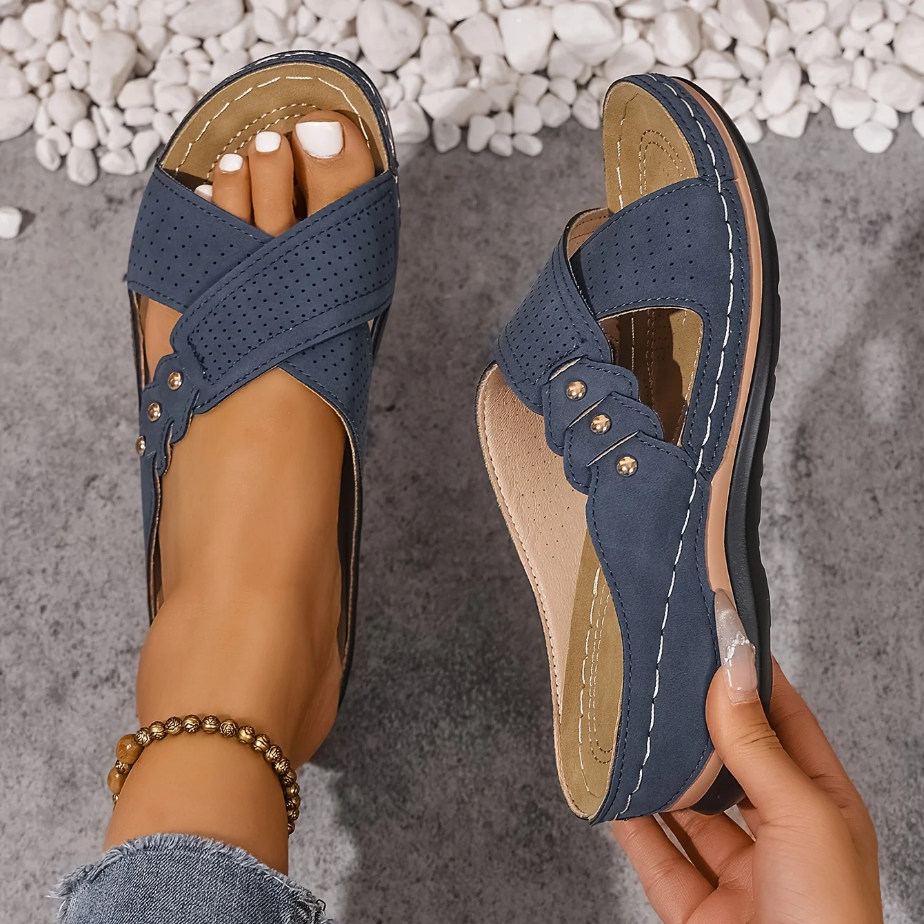 Rufia - Orthopedic Wedge Sandals