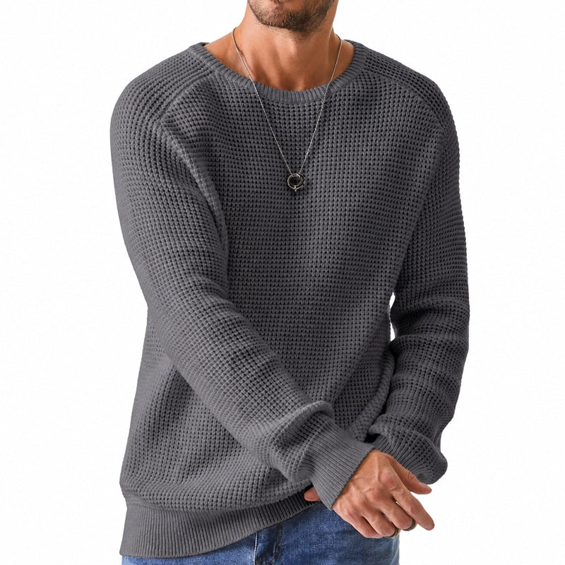 Holden - Textured Waffle Knit Sweater