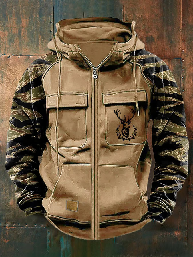 Mack - Clean Multi-Pocket Zip Hoodie