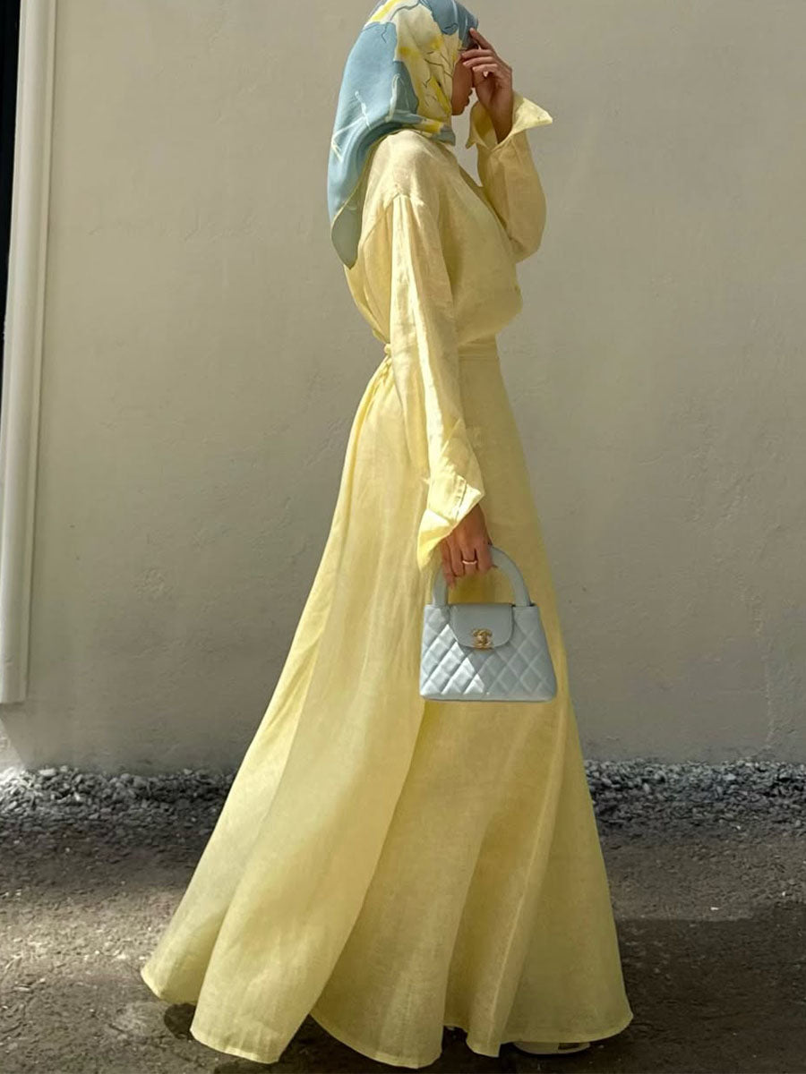 Mila – Elegant Two-Piece Linen Set