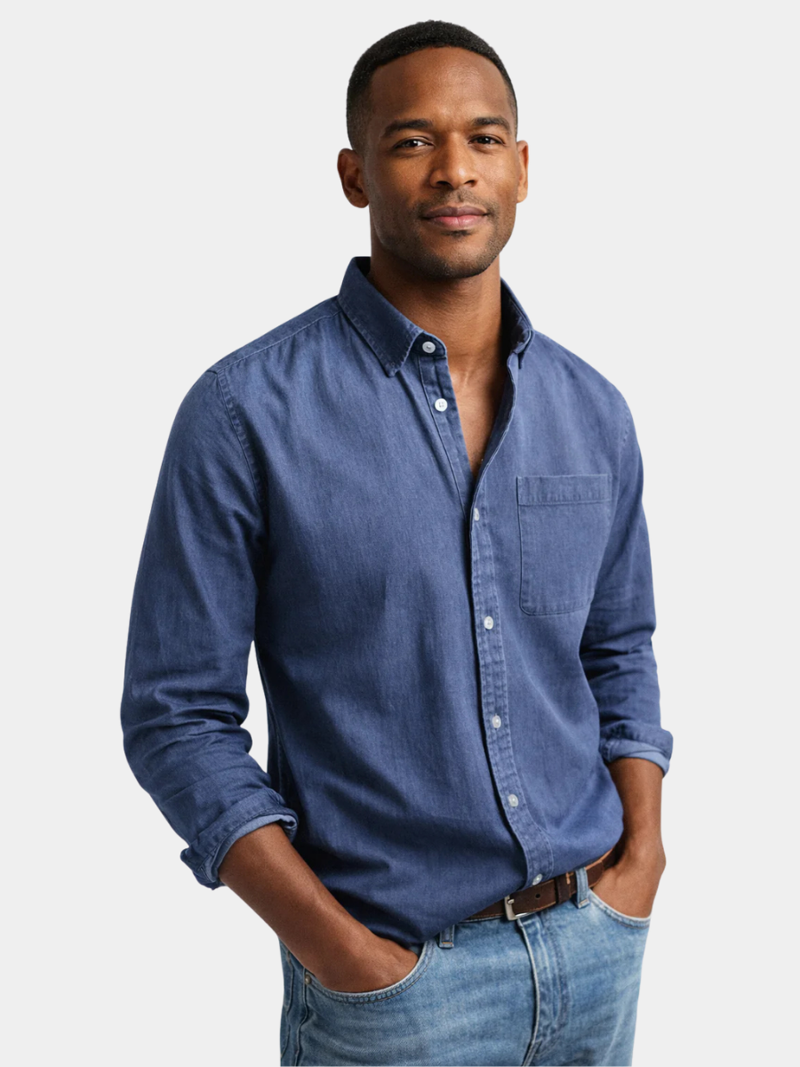 Lawrence - Structured Button-Up Shirt