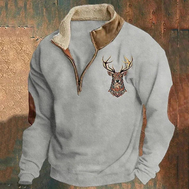 Jerome – Sweater with Deer Detail