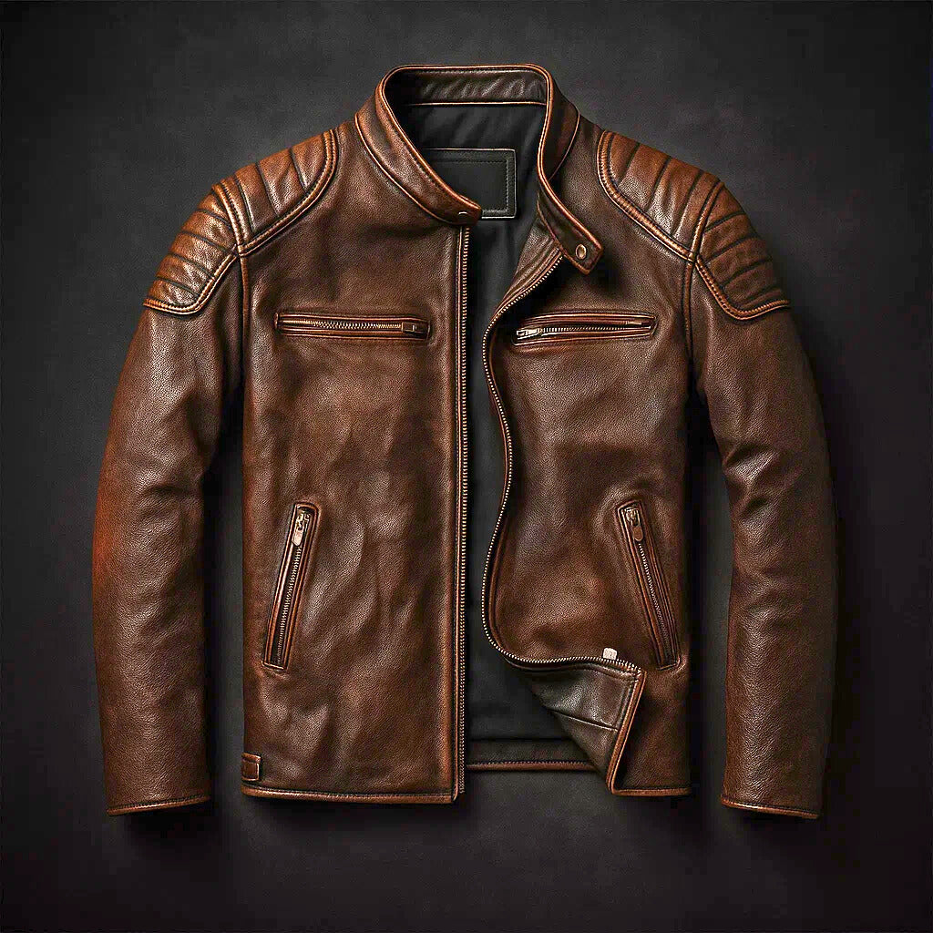 Kiel - Premium Leather Moto Jacket