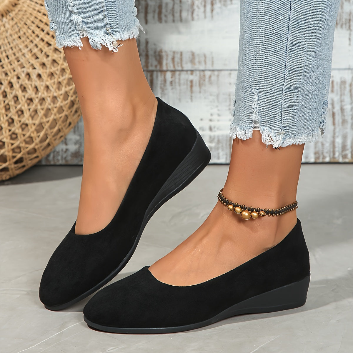 Elaiza – Comfort Wedge Ballerinas for Effortless Elegance