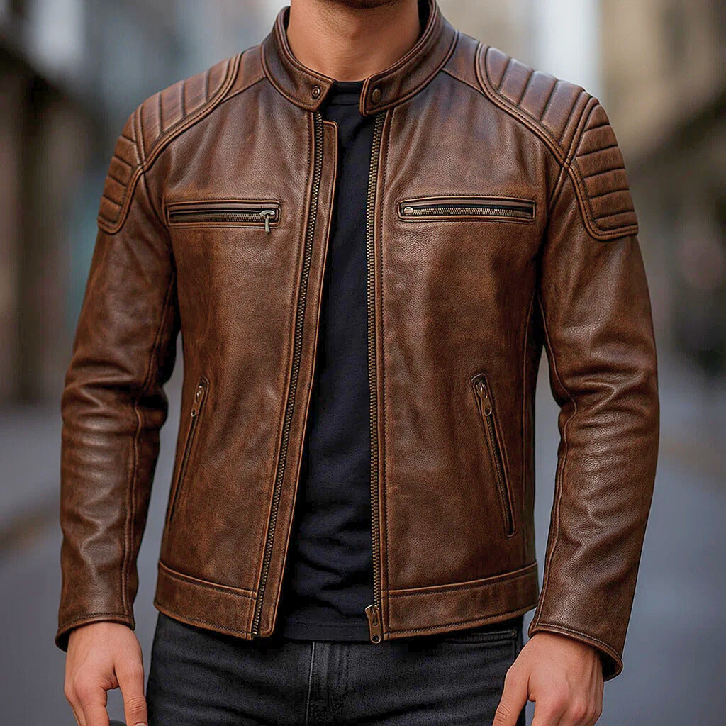 Kiel - Premium Leather Moto Jacket