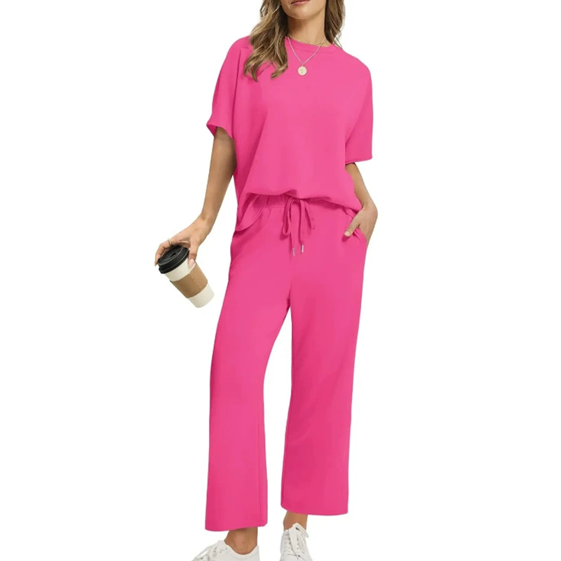 Elli – Soft Lounge Top and Trousers Set