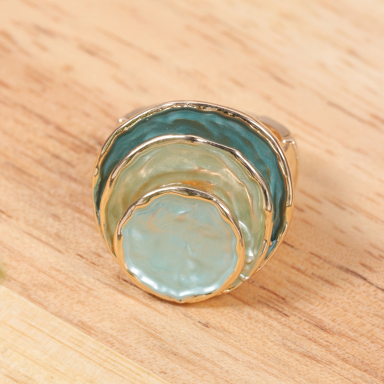 Juliet - Boho Three Layer Enamel Ring